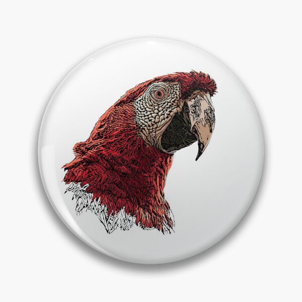 Item preview, parrot head vector illustration  designed and sold by ranker666.