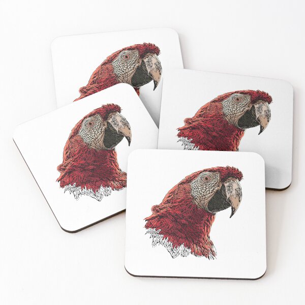 Item preview, parrot head vector illustration  designed and sold by ranker666.