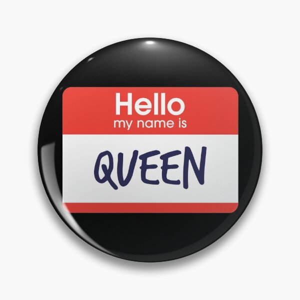 Item preview, Hello My Name is Queen designed and sold by DoodleDashCollective.