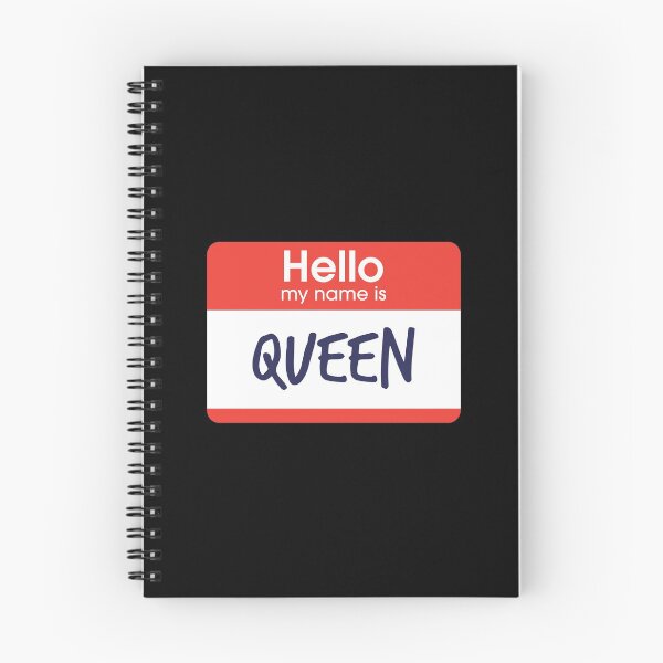 Item preview, Hello My Name is Queen designed and sold by DoodleDashCollective.