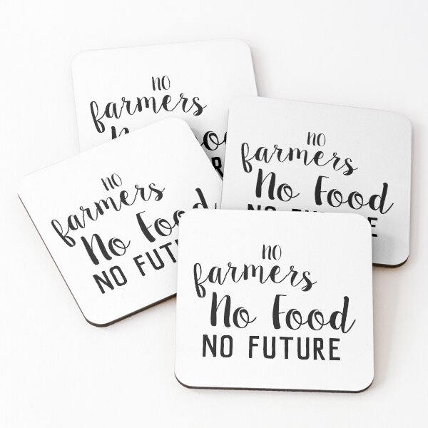 Item preview, NO FARMERS NO FOOD designed and sold by TINASTORESHOPE.