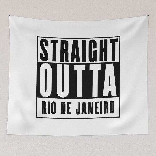 Item preview, Straight Outta Rio de Janeiro designed and sold by RandomStuffShop.