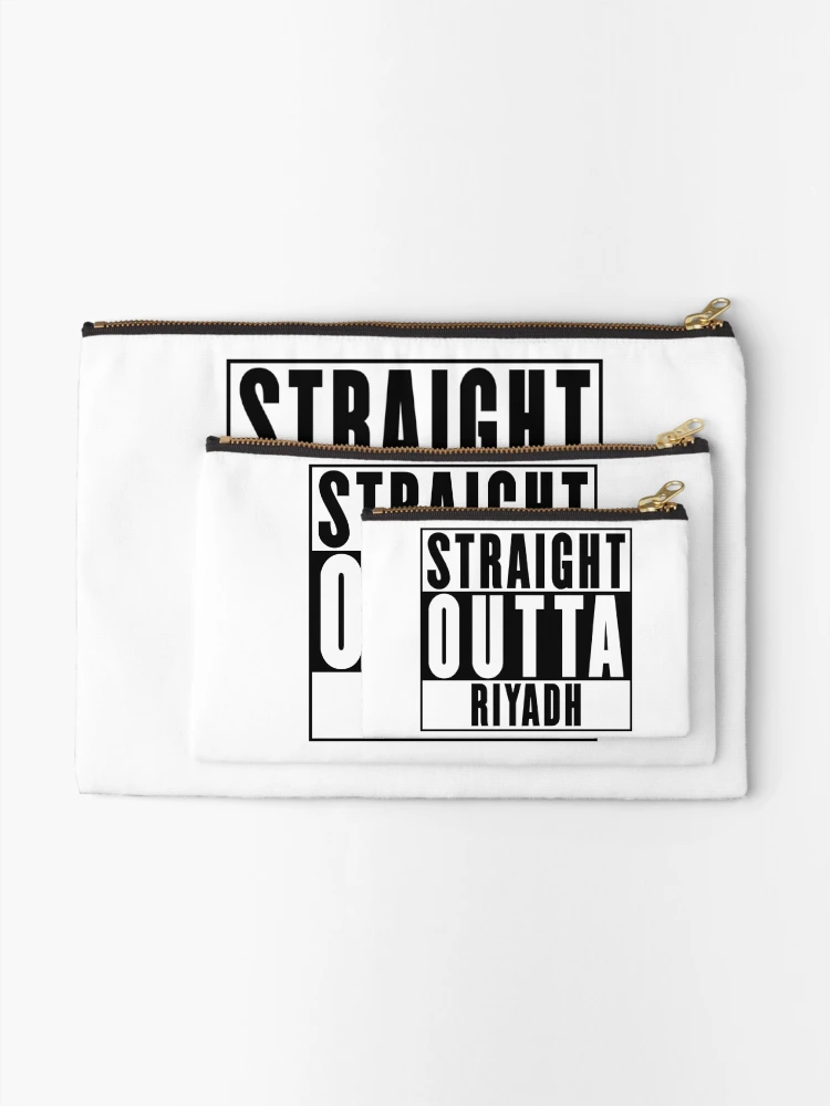 Thumbnail 2 of 4, Zipper Pouch, Straight Outta Riyadh designed and sold by RandomStuffShop.