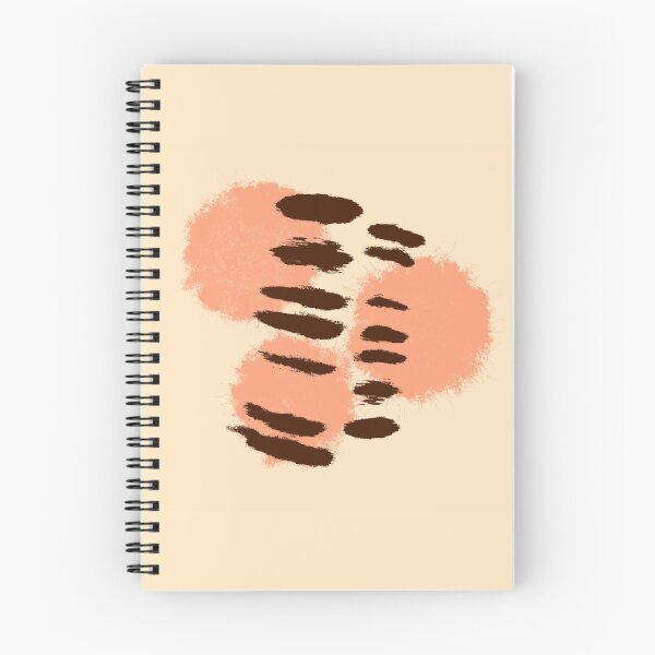 Item preview, Cotton Ball Abstract Design, Peach on Ivory designed and sold by CotodiStudio.
