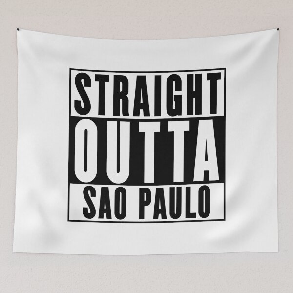 Item preview, Straight Outta Sao Paulo designed and sold by RandomStuffShop.