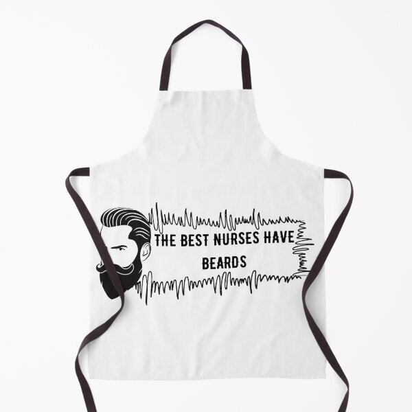 Item preview, The Best Nurses Have Beards designed and sold by TOP-DESIGN4U.