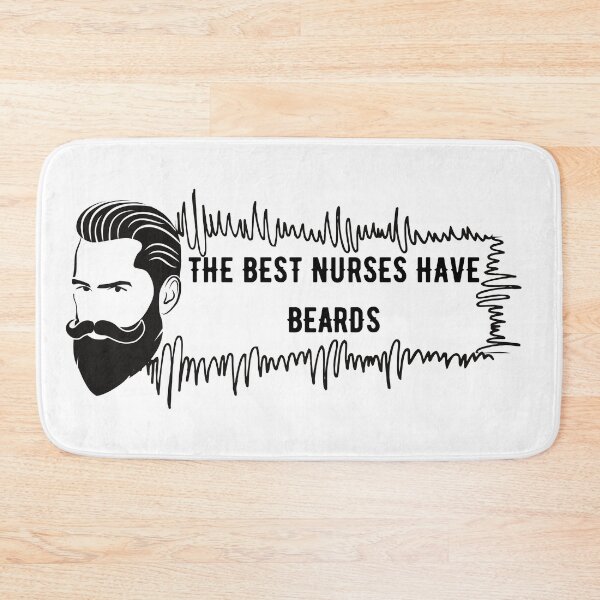 Item preview, The Best Nurses Have Beards designed and sold by TOP-DESIGN4U.