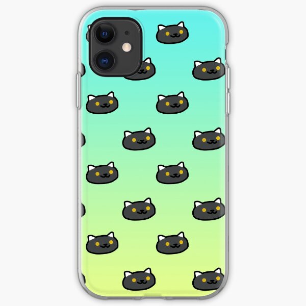 Cat Ears Iphone Cases Covers Redbubble - roblox possessed cat head