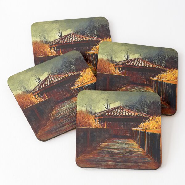 Item preview, The Pavilion By The River In Gothic Oil designed and sold by KirtTisdale.