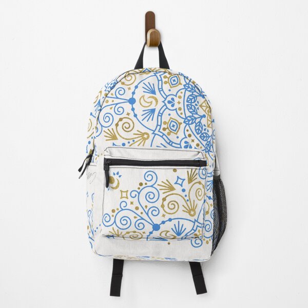 Item preview, Moroccan Mandala – Blue & Gold designed and sold by Cat Coquillette.