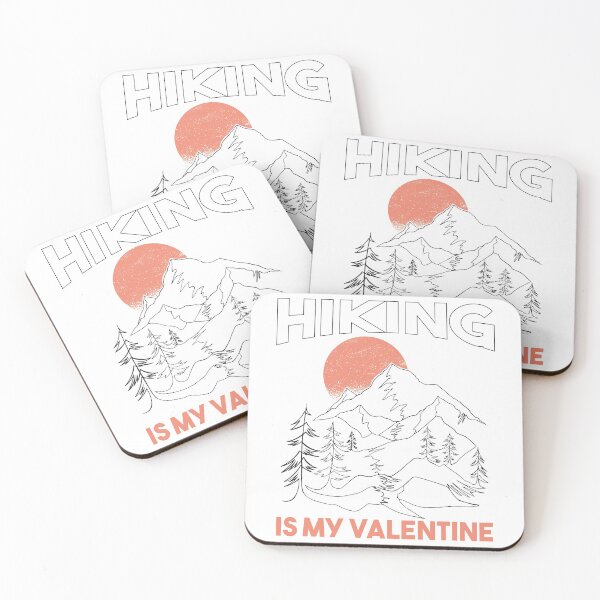 Item preview, Hiking Is My Valentine Funny Mountain Climbing Love designed and sold by WhiteTears.