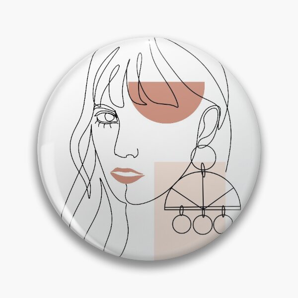 Item preview, Minimal Line Art Woman Boho Art Print designed and sold by OneLinePrint.
