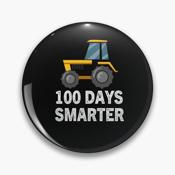 Artikelvorschau, 100 Tag der Schule Smarter Funny Tractor Truck Geschenk 2021 entworfen und verkauft von Sarah38.