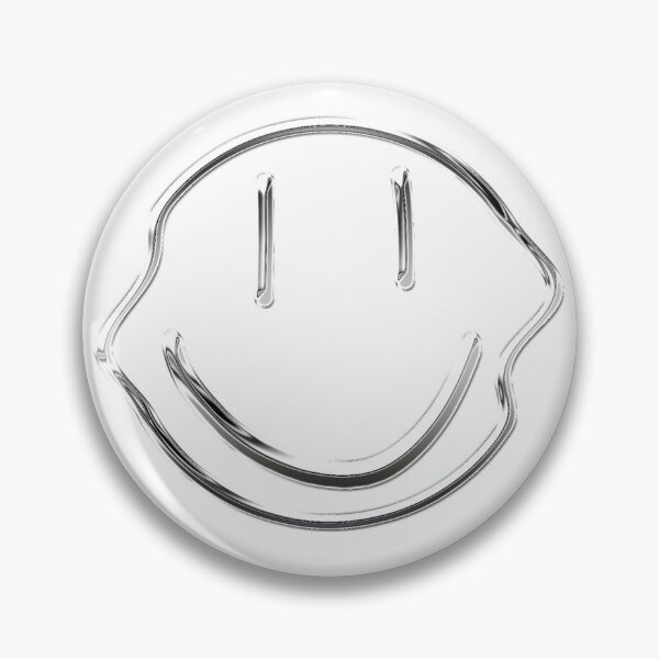 Item preview, Chrome Glitched Smiley designed and sold by NewLevelClo.
