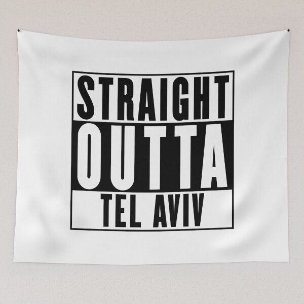 Item preview, Straight Outta Tel Aviv designed and sold by RandomStuffShop.