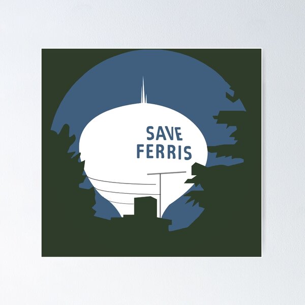 Artikel-Vorschau von Speichern Sie Ferris Bueller Minimalistic Design, designt und verkauft von ThneedToKnow.