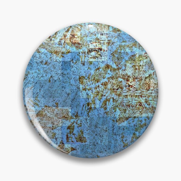 Aperçu de l'œuvre motif marron et bleu, collage numérique. [smiley100] créée et vendue par smiley100.