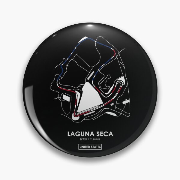 Item preview, LAGUNA SECA - USA TRACK MAP FLAG designed and sold by andreanastasio.