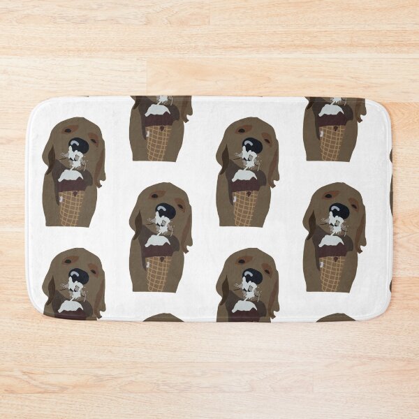 Item preview, Dog Eating Ice Cream  designed and sold by Sabrina Byrd.
