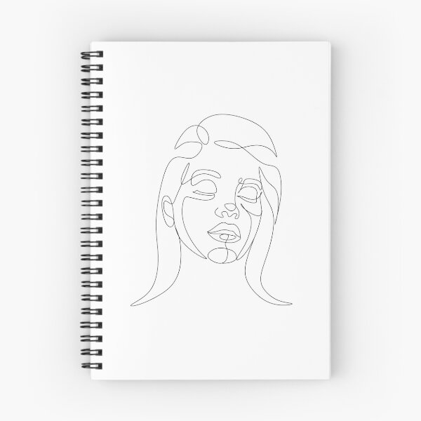 Item preview, One line face, illustration. Minimalist Woman Art. Portrait minimalistic style. Modern continuous line art designed and sold by OneLinePrint.