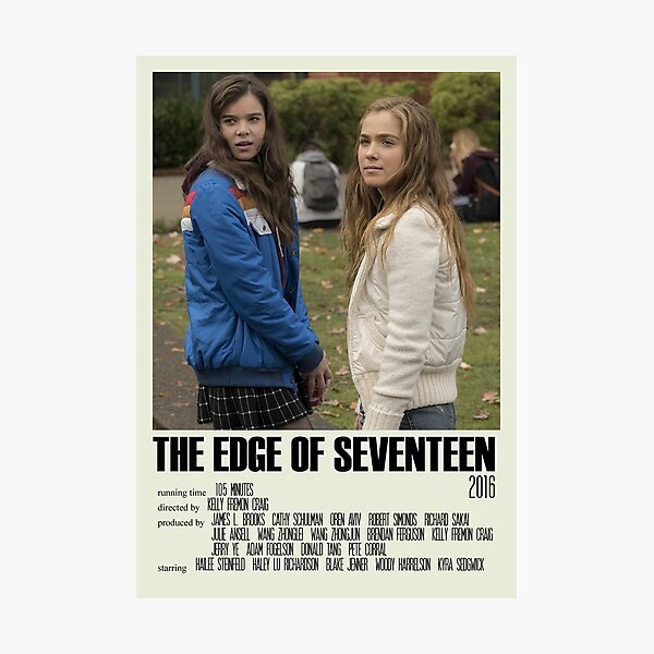 The Edge of Seventeen Alternative Poster Art Movie (2) Photographic Print
