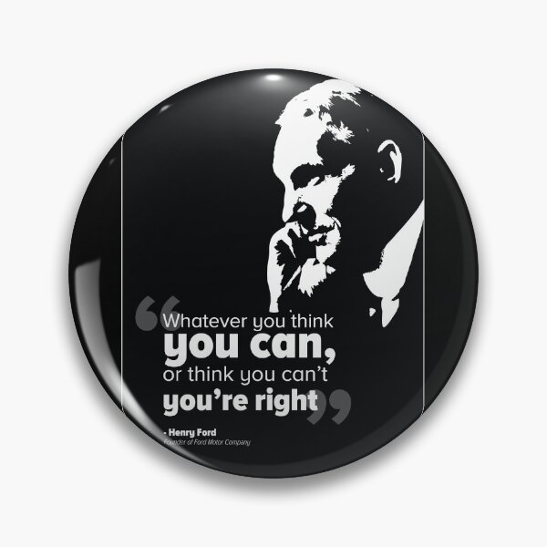 Item preview, Henry Ford Quote - Motivational Leadership Inspirational Poster Modern Contemporary Wall Art, Graduation Gift '...you can..' designed and sold by graphicjunction.