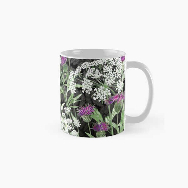 Wild Flowers - Knapweed, Ammi & Bracken Ferns Classic Mug