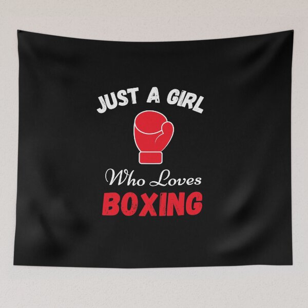 Item preview, Just a Girl Who Loves Boxing - Gift for Female Boxers designed and sold by thebreeze09.