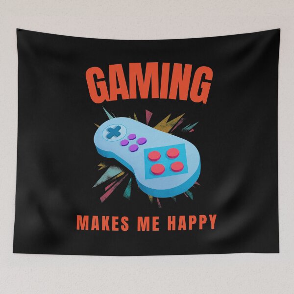 Item preview, Gaming Makes Me Happy designed and sold by Windmill Wildflowers.