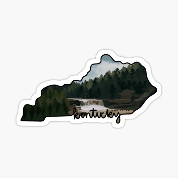 Item preview, Kentucky Illustration--Cumberland Falls designed and sold by kyladrawsalil.