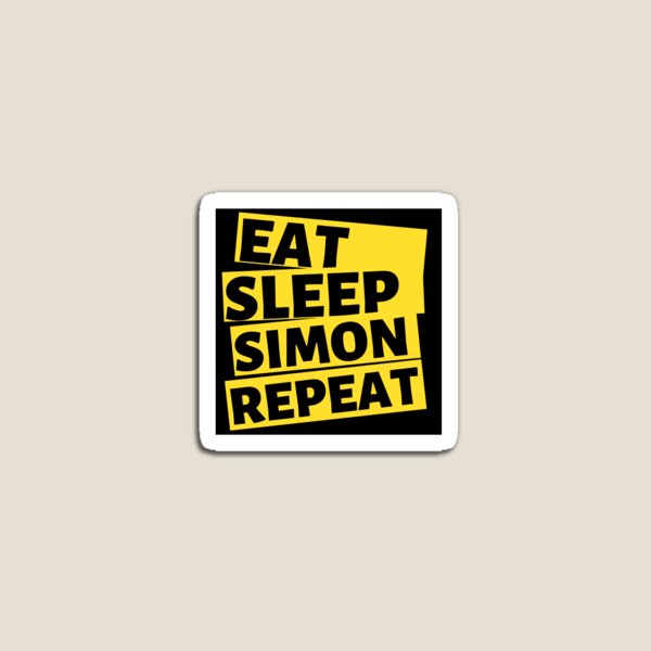 Aperçu de l'œuvre Mangez Sommeil Simon Répétez | Bridgerton Duc de Hastings Autocollant Seulement créée et vendue par PurpleAcademy.