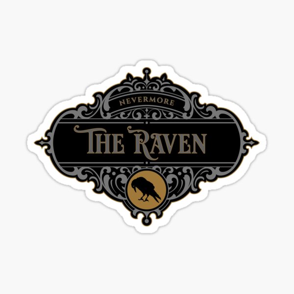 Artikel-Vorschau von Edgar Allan Poe Der Rabe, designt und verkauft von QuoteGeek.