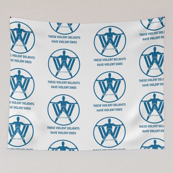 Item preview, Westworld Host (Blue, Text) designed and sold by NoirPineapple.