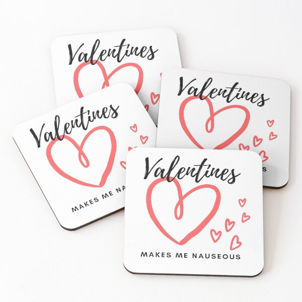 Item preview, Valentines Makes me Nauseous designed and sold by Grathicks.