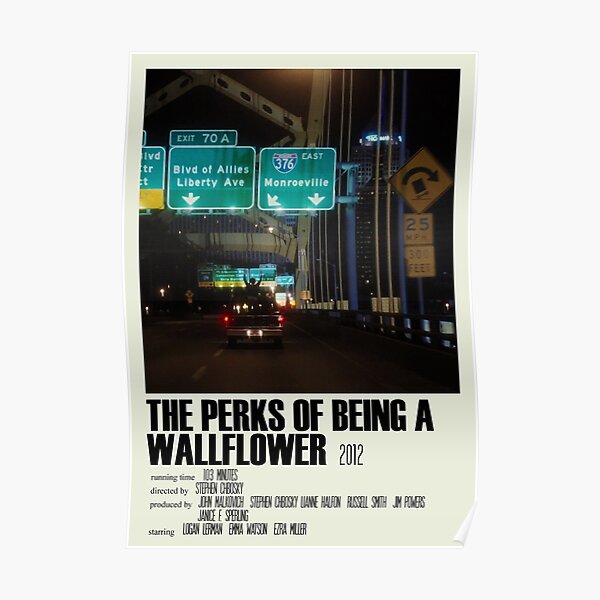 The Perks of Being a Wallflower Alternative Poster Art Movie Large (1) Poster