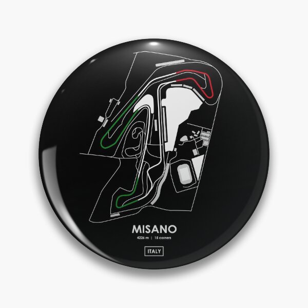 Item preview, MISANO - ITALY TRACK MAP FLAG designed and sold by andreanastasio.