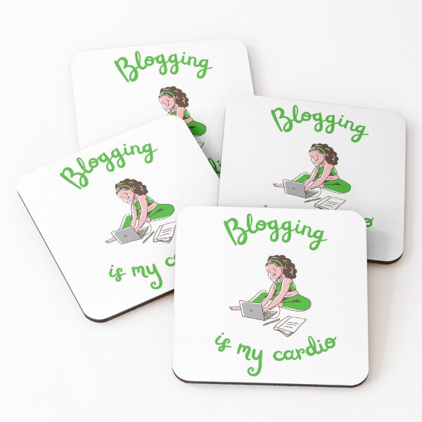 Item preview, Blogger: Blogging is my cardio  designed and sold by daguilon.