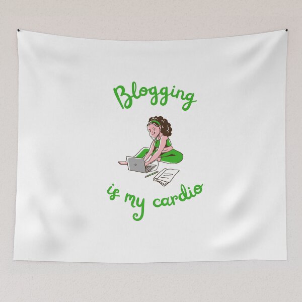 Item preview, Blogger: Blogging is my cardio  designed and sold by daguilon.