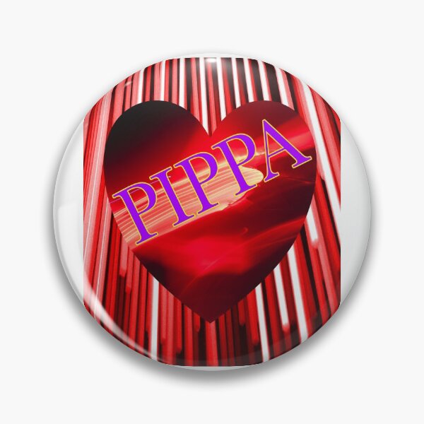 Item preview, PIPPA Is My Sweet Valentine Graphic with Heart designed and sold by EdwardMonet.