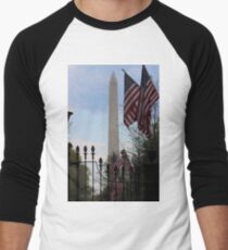 Patriotic Men's Baseball ¾ T-Shirt