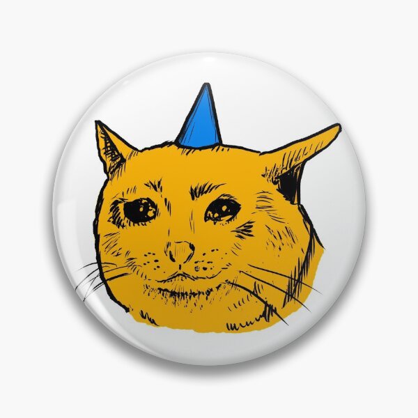Item preview, Sad Cat with Partyhat designed and sold by Sk-ari.