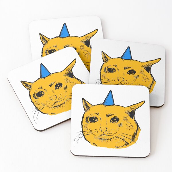 Item preview, Sad Cat with Partyhat designed and sold by Sk-ari.