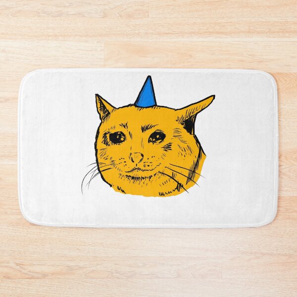 Item preview, Sad Cat with Partyhat designed and sold by Sk-ari.