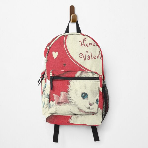 Item preview, Retro Valentine Holiday Cat designed and sold by RBEnt.