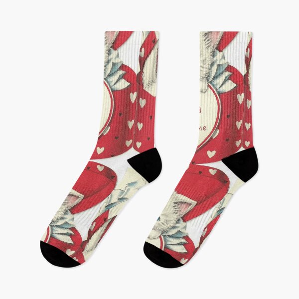 Item preview, Retro Valentine Holiday Cat designed and sold by RBEnt.