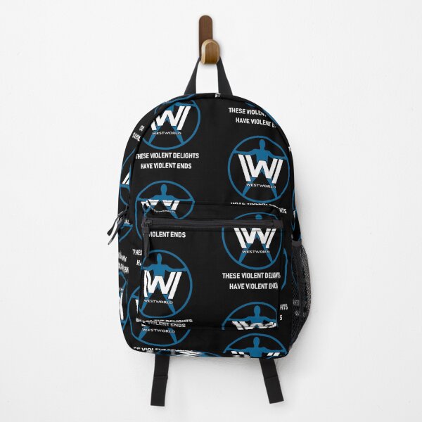 Item preview, Westworld Host (Blue and White, Text) designed and sold by NoirPineapple.