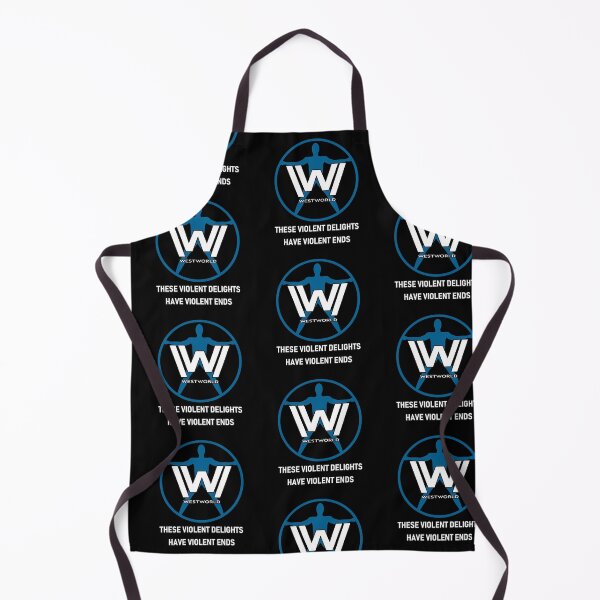 Item preview, Westworld Host (Blue and White, Text) designed and sold by NoirPineapple.