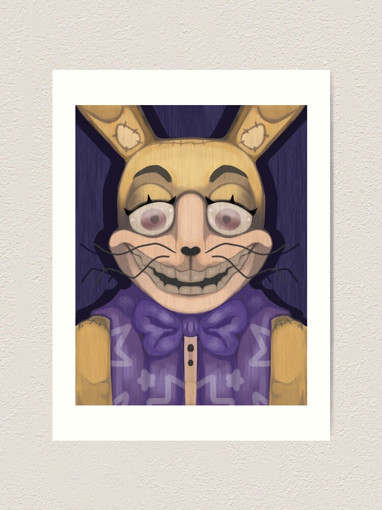 Five nights at Freddie's Glitchtrap  Art Print for Sale by Louaffi Shop