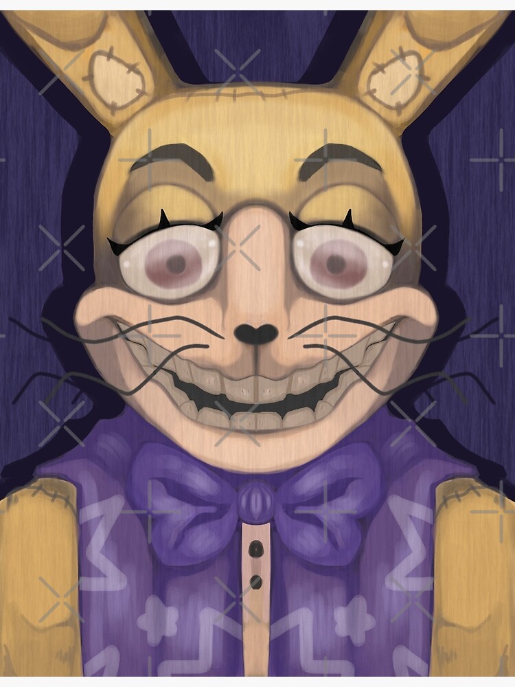 Five nights at Freddie's Glitchtrap  Art Print for Sale by Louaffi Shop