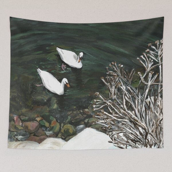 Item preview, Swans designed and sold by Rina Arling.